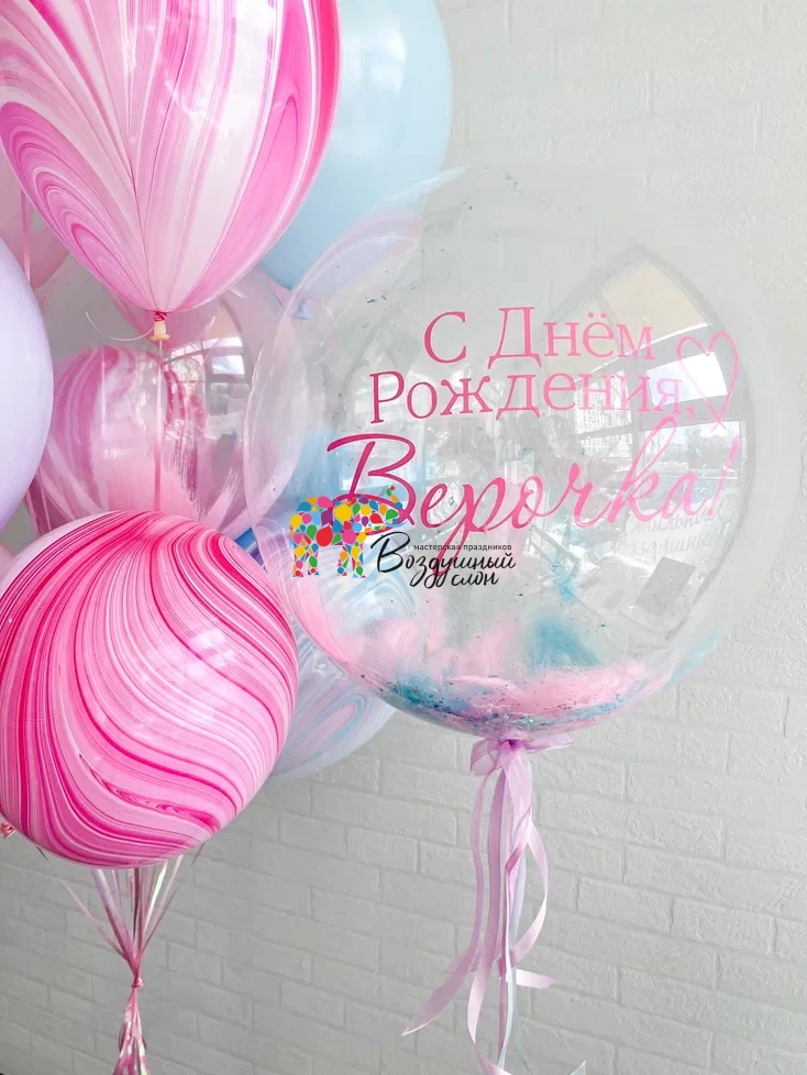 Воздушный верочка в голубом