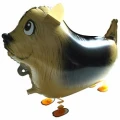 Воздушный шар (24/61 см) ходячая фигура, фокстерьер, 1 шт