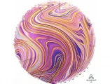 Воздушный круг 18 мрамор purple
