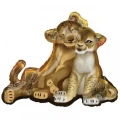 Воздушный шар (31/79 см) фигура, король лев симба и нала