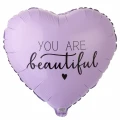 Воздушный к шар (18/46 см) круг, you are beautiful, в упак, 1 шт