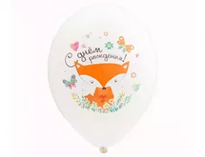 Воздушный шар (14/36 см) с др лиса, 25 шт