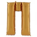 Воздушный буква п 40 gold