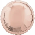 Воздушный 18 / 46 см круг роза голд в упаковке / rose gold decorator round s15