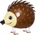 Воздушный шар (24/61 см) ходячая фигура, ежик, 1 шт