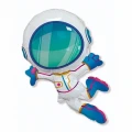 Воздушный шар (14/36 см) мини фигура, астронавт, 1 шт