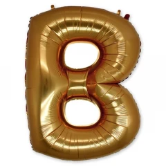 Воздушный буква в 40 gold