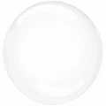 Воздушный шар (18/46 см) bubble, кристалл clear, в упак, 1 шт