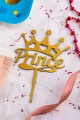 Воздушный топпер prince, золото, 1 шт