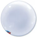 Воздушный шар (24/60 см) bubble deco, б/рис, уп, 1 шт